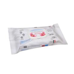 Confezione da 72 Salviette umidificate cm.15x16 Orchidea