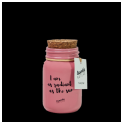 Candela in giara piccola luxury Rosa 100 gr.