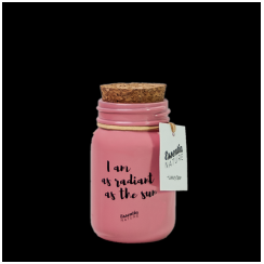 Candela in giara piccola luxury Rosa 100 gr.