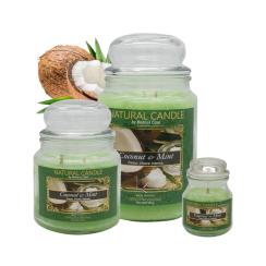 Cartone da 6 Candele Medie Coconut e Mint da 380 gr cad.