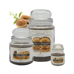 Cartone da 6 Candele Medie Santal e Bergamotte da 380 gr cad.