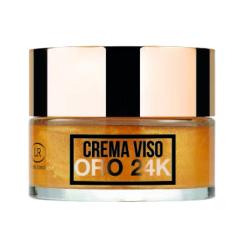 Crema Viso Oro Stimola la Produzione di Collagene ed Elastina 24K 50 ml