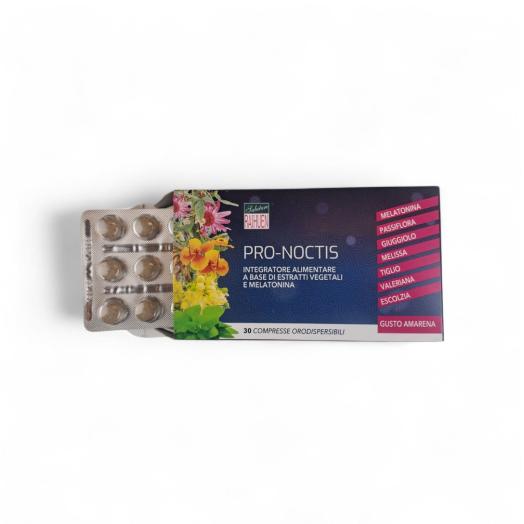 PRO-NOCTIS  con estratti vegetali e melatonina 30 compresse orodispersibili