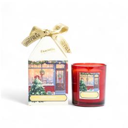 ESACandela Natalizia super vanilla  in scatola regalo cm.7,4x7,4x13,6 150 gr.